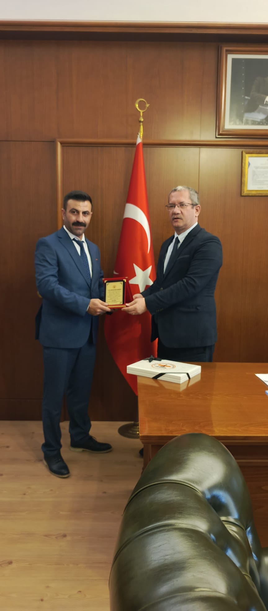 İzmir 3. Bölge Devlet Demir Yolları Müdürümüz Sayın Cemal Yaşar TANGÜL'ü ziyaret